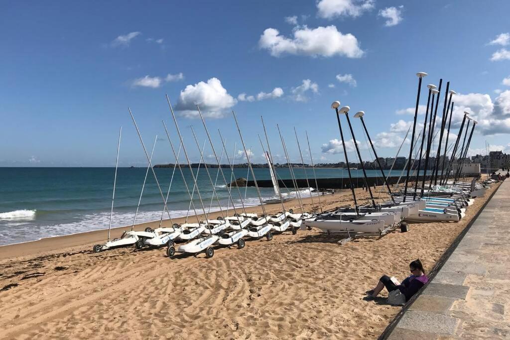 Ideal - Plage, Jardin & Jacuzzi, Proche Plage Et Thalasso - 1 A 6 Personnes 생말로 외부 사진